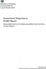 Government Response To ACMD Report
